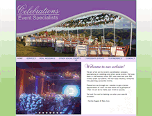 Tablet Screenshot of celebrations-event.com
